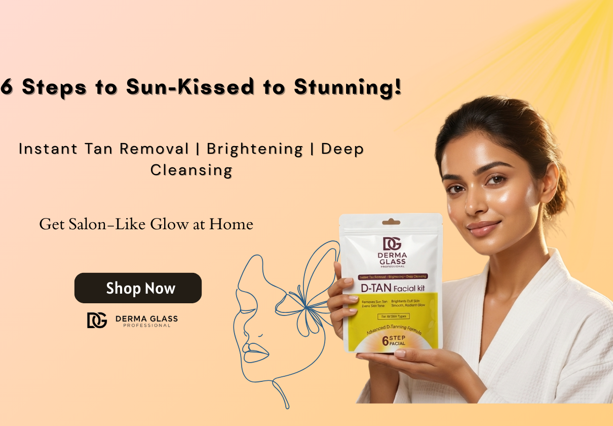 DERMA GLASS D TAN BANNER