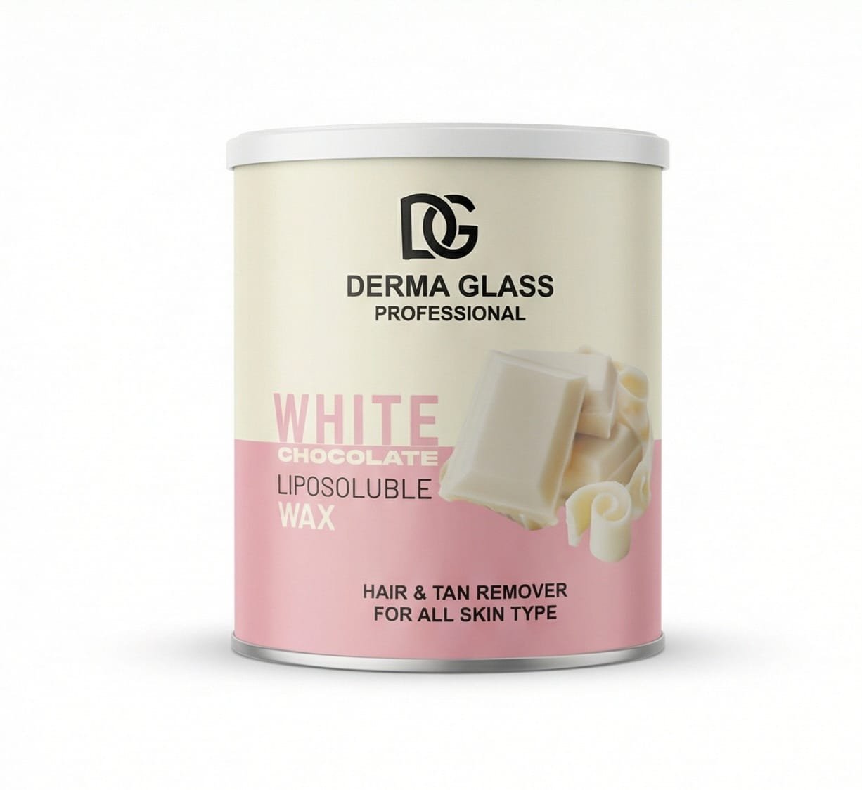 DERMA GLASS -WHITE CHOCLATE LIPOSOLUBLE WAX