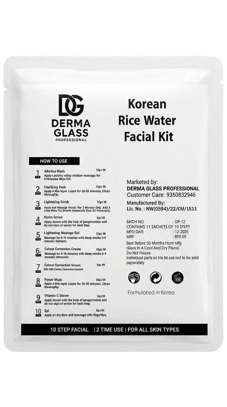 Derma Glass- Korean Glass Facial Kit