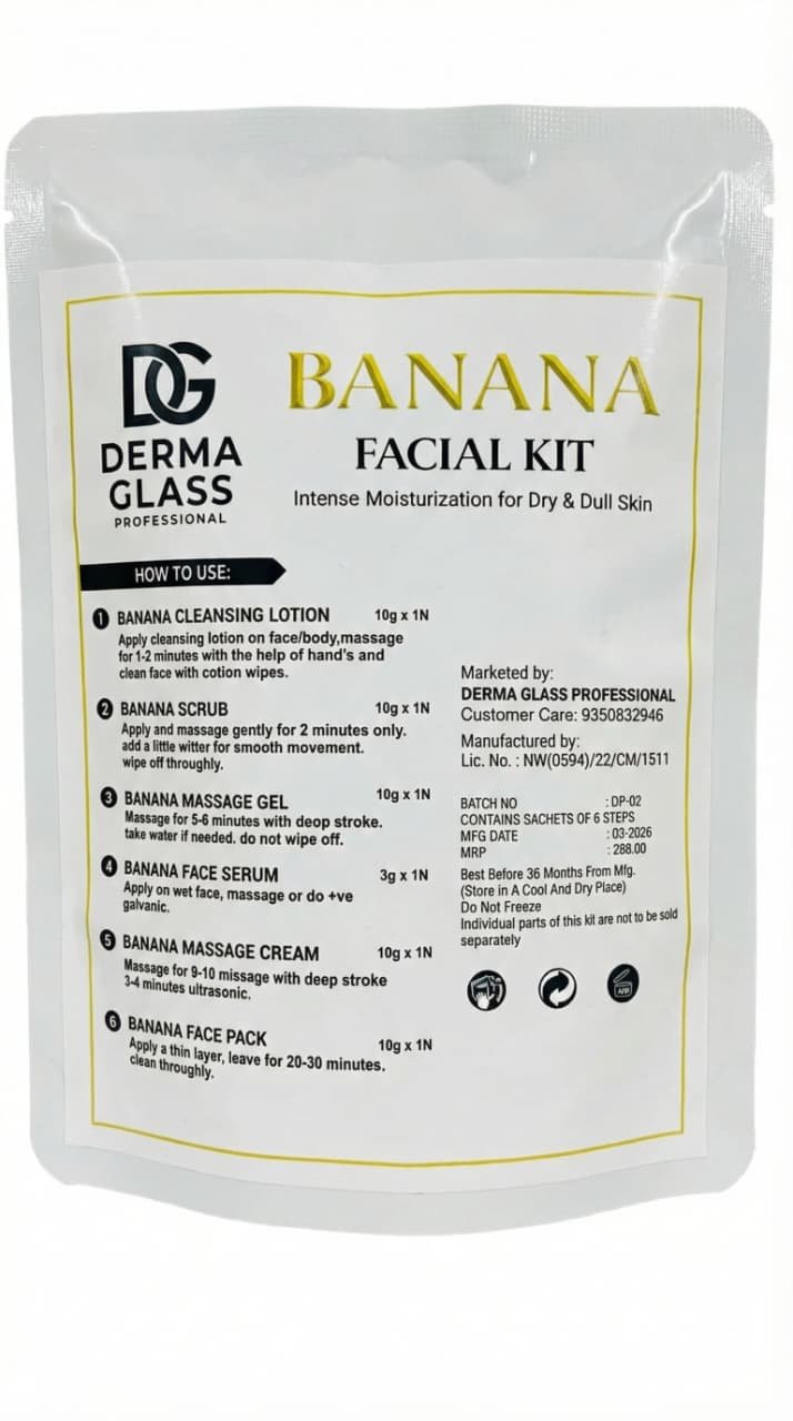Derma Glass- Banana facial Kit