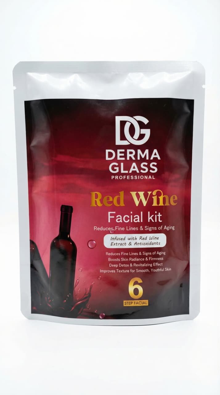 Derma Glass - Red Wine Facial Kit